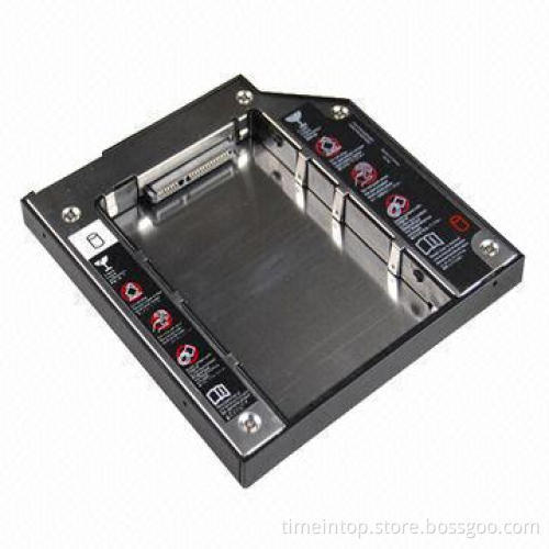 2nd Optical Bay Hard Drive Enclosure HDD Caddy for 2.5-inch Universal CD/DVD-ROM